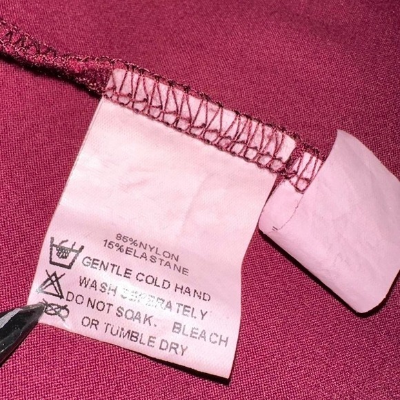 Ava and Ever Wine Colored Whimsigoth Split Hem Padded Formal Maxi Dress Size 12 - Picture 5 of 5